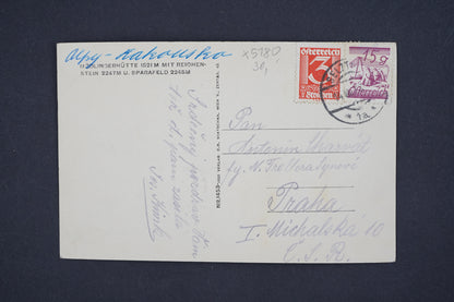 Pohlednice Alpy Rakousko