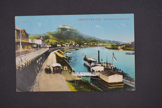 Pohlednice Konigstein A. Elbe