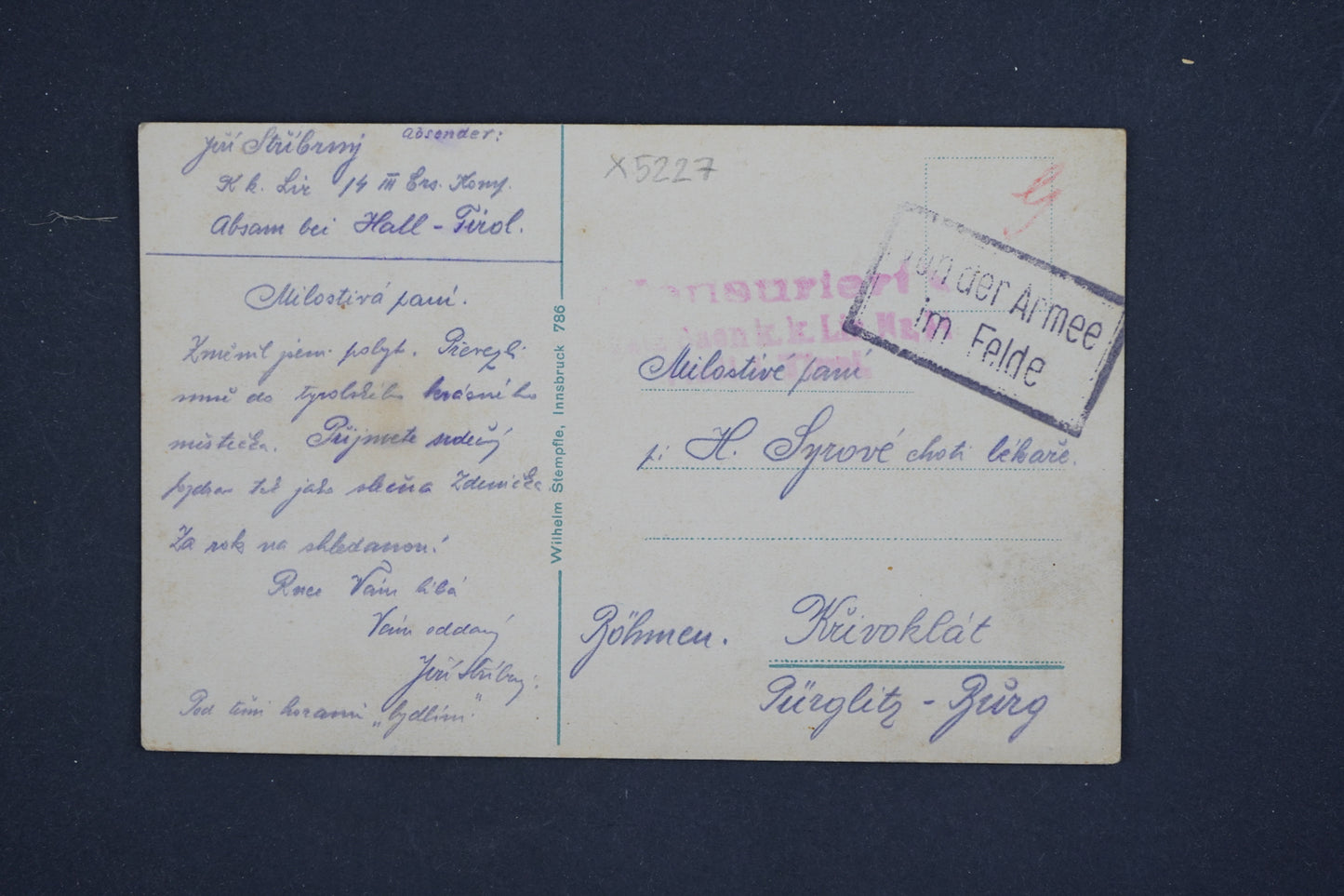 Pohlednice Halleranger Alm u. Kl. Lafatscher