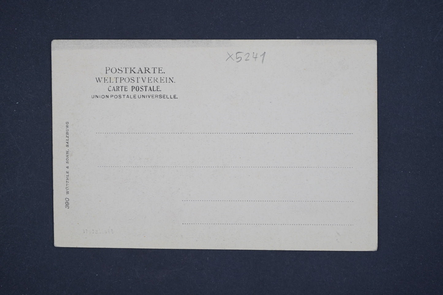Pohlednice Hallstat 1908