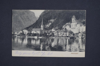 Pohlednice Hallstat 1908