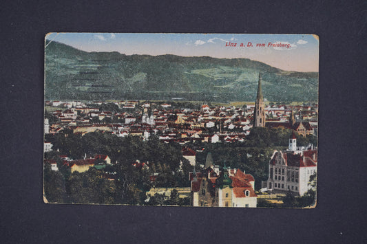 Pohlednice Linz a.d. vom Freinberg