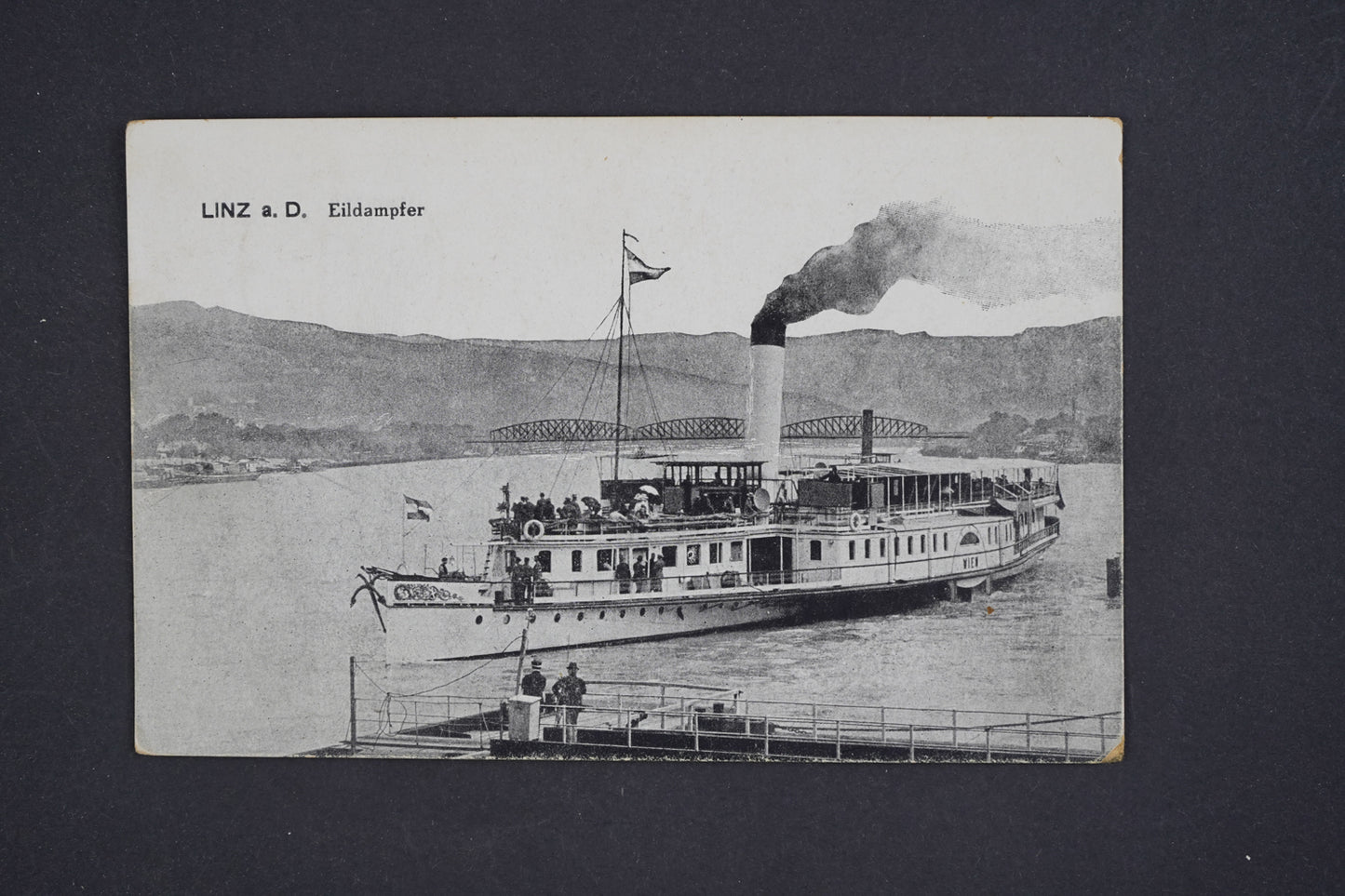 Pohlednice Linz a.d. Eildampfer Parník