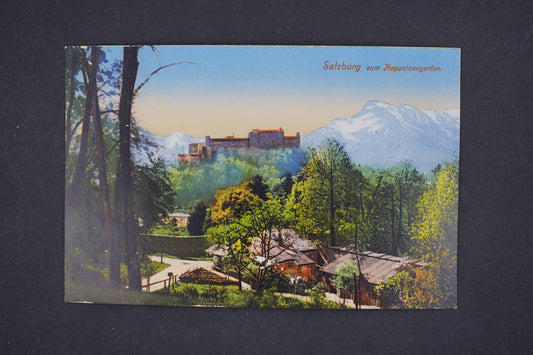 Pohlednice Salzburg vom Kapuzinegarten