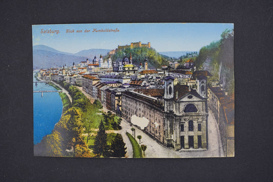 Pohlednice Salzburg Blick vom der Humboldstraße