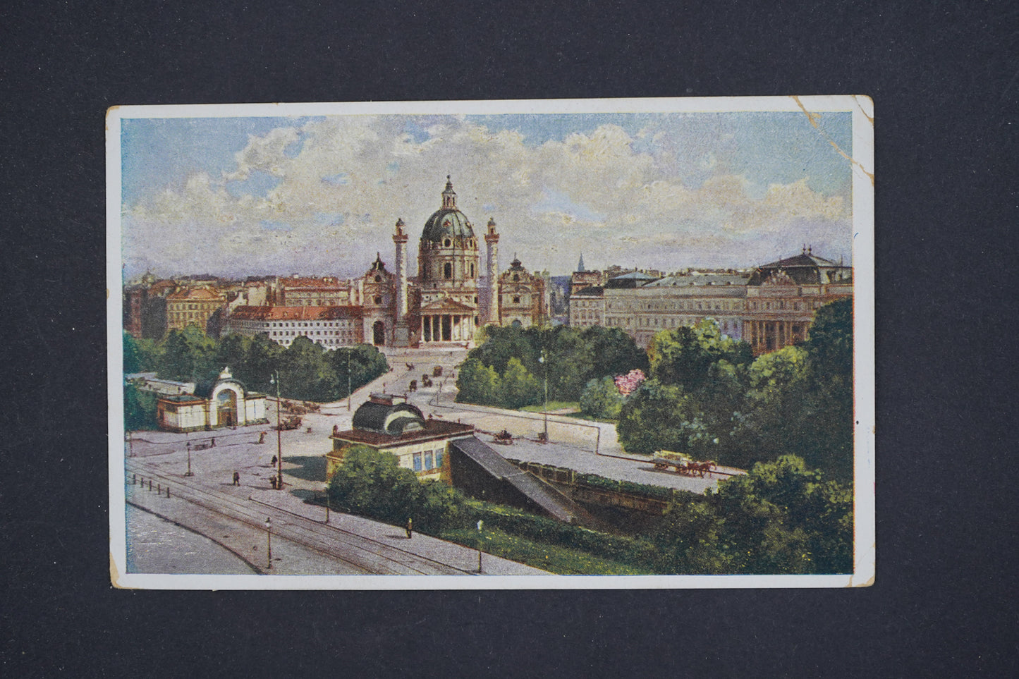 Pohlednice Wien Vídeň Karlplatz