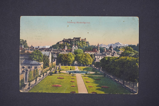 Pohlednice Salzburg Mirrabellgarten