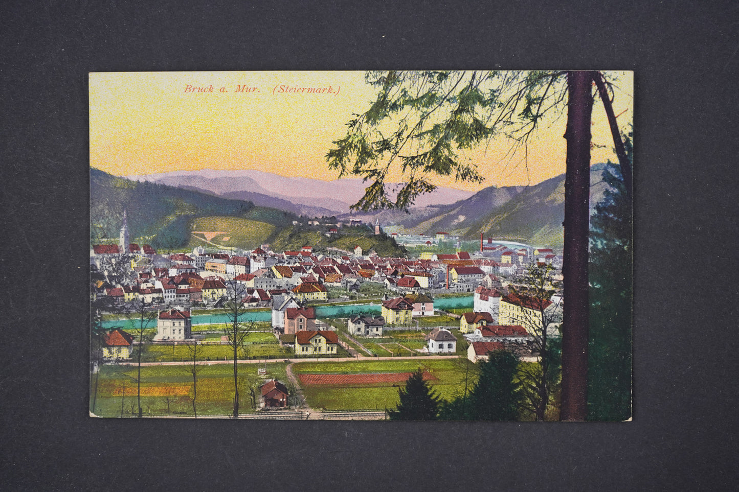 Pohlednice Bruck a. d. Mur. Rakousko