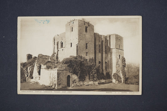 Pohlednice Kenilworth castle J.J. Ward. Coventry
