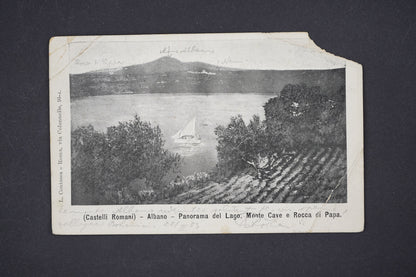 Pohlednice ITALIE ALBANO PANORAMA DEL LAGO