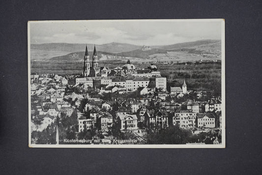 Pohlednice KLOSTERNEUBURG MIT BURG KREUZENSTEIN