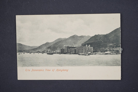 Pohlednice THE PANORAMIC VIEW OF HONKONG