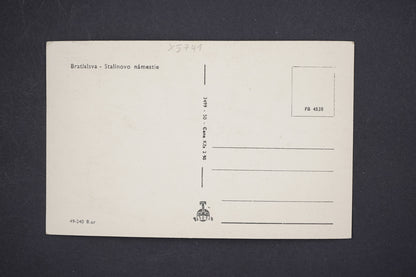 Pohlednice BRATISLAVA STALINOVO NÁMESTIE (x5741)