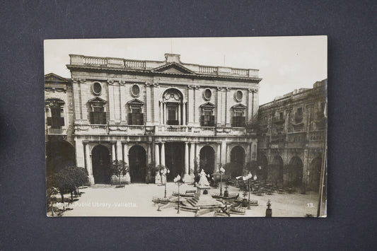 Pohlednice MALTA PUBLIC LIBRARY VALLETTA (x5782)