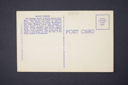 Pohlednice MAUNT VERNON AMERIKA (x5834)