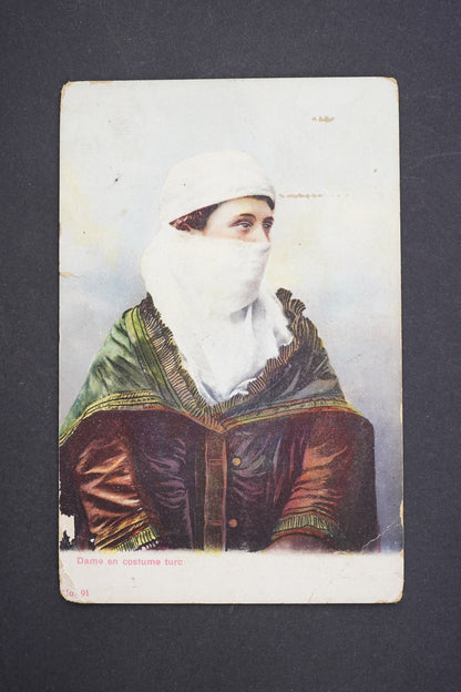 Pohlednice DAME EN CONSTUME TURC (x5862)