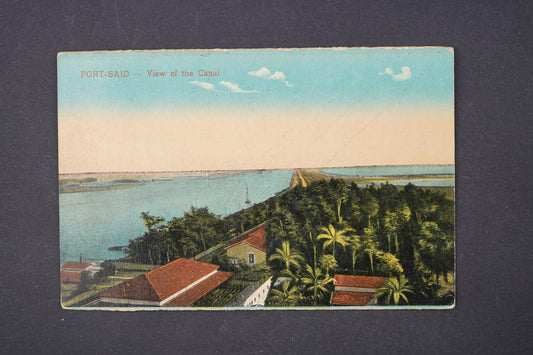 Pohlednice PORT-SAID VIEW OF THE CANAL (x5864)