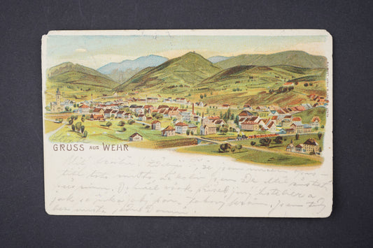 Pohlednice GRUSS AUS WEHR (x6000)
