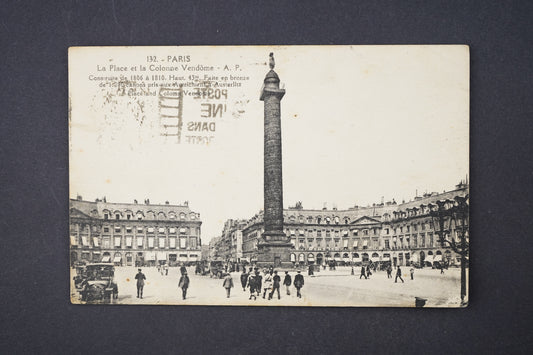 Pohlednice LA PLACE ET LA COLLONE VENDOME FRANCIE (x6003)