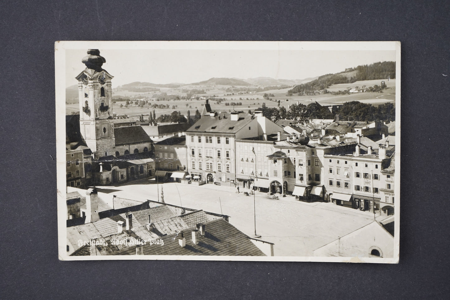 Pohlednice Freistadt Cáhlov rakousko (x6010)