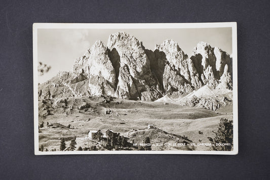 Pohlednice Rif Firenze 2039 Con Le Odle Val Gardena Dolomiti (x6020)