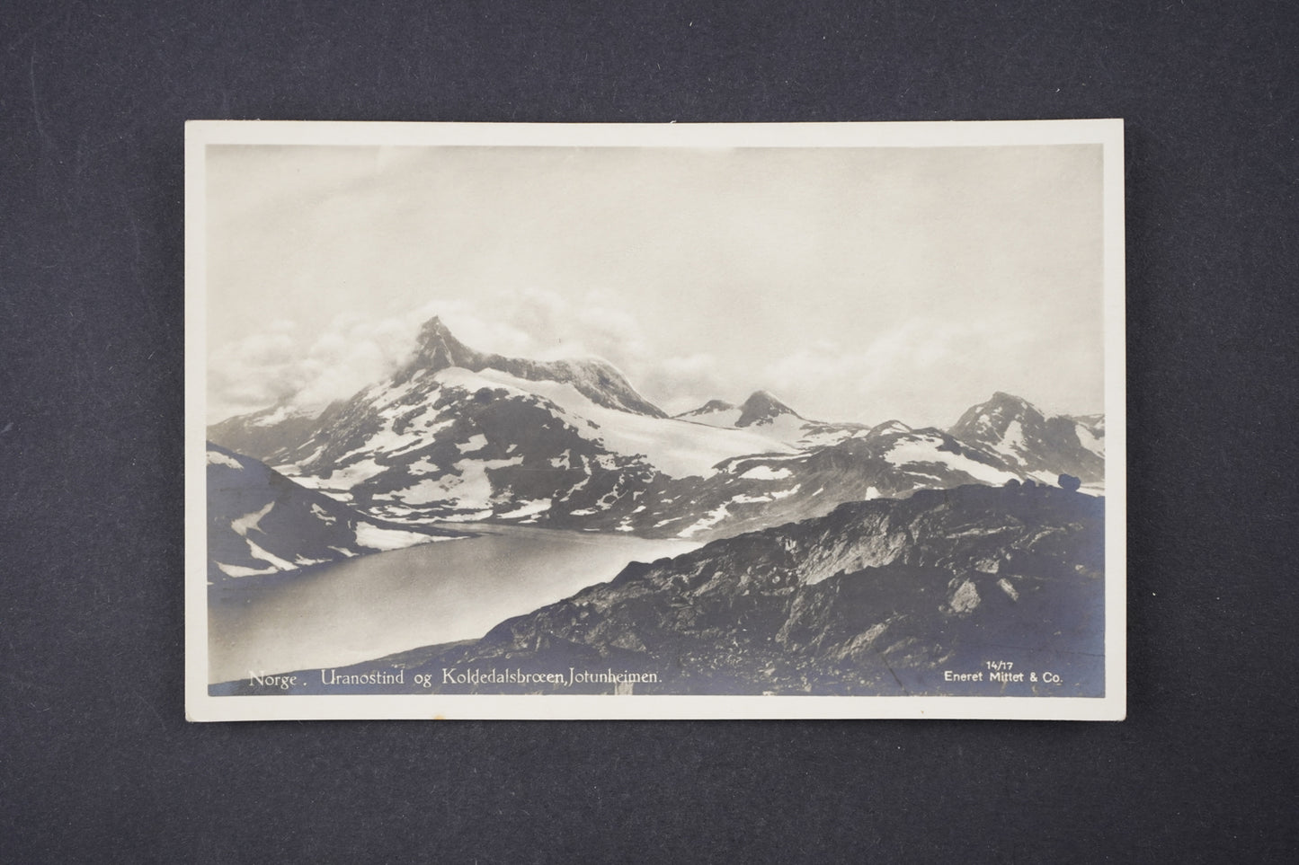 Pohlednice Norge Uranostind og Kolfedalsbroeen, Jotunheimen (x6022)
