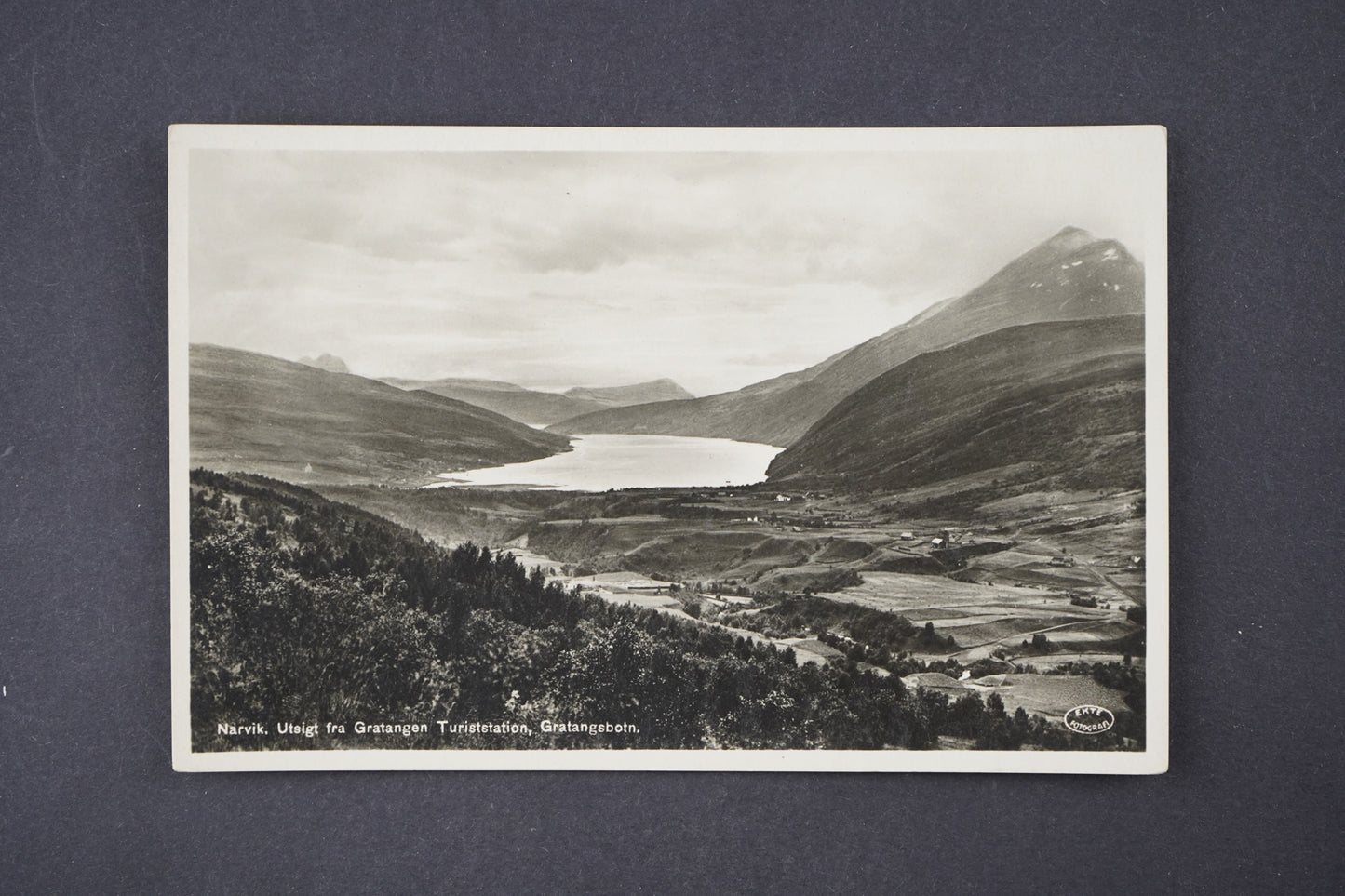 Pohlednice Narvik, Utsigt fra Gratangen Turiststation, Gra tan (x6029)