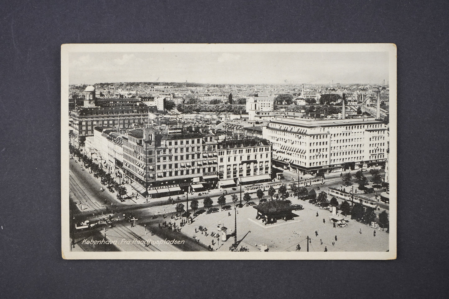 Pohlednice Kobenhavn. Fra Raadhuspladsen (x6031)