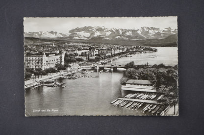 Pohlednice Zürich und die Alpen (x6037)