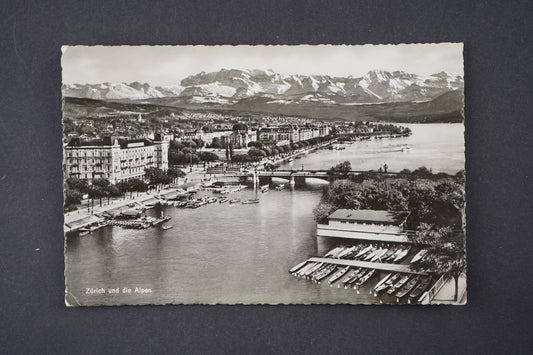 Pohlednice Zürich und die Alpen (x6037)