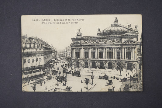 Pohlednice Paříž (The Opera and Auber Street) (x6038)