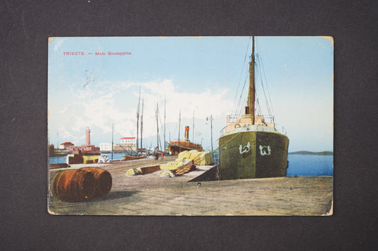 Pohlednice Triesta - Molo Giuseppina (x6051)