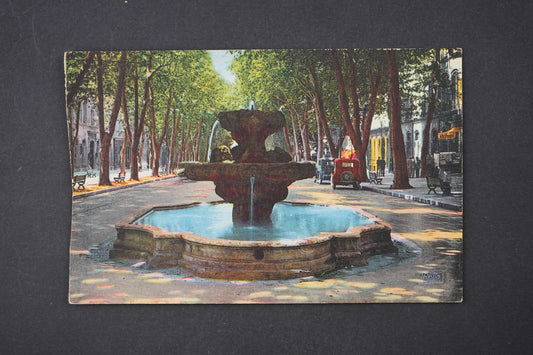 Pohlednice La Fontaine des Neuf Canons (x6053)