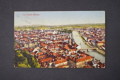 Pohlednice Graz gegen Süden (x6100)