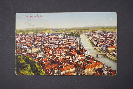 Pohlednice Graz gegen Süden (x6100)