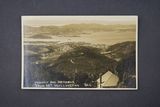 Pohlednice Hobart and Harbour from Mt. Wellington (x6150)