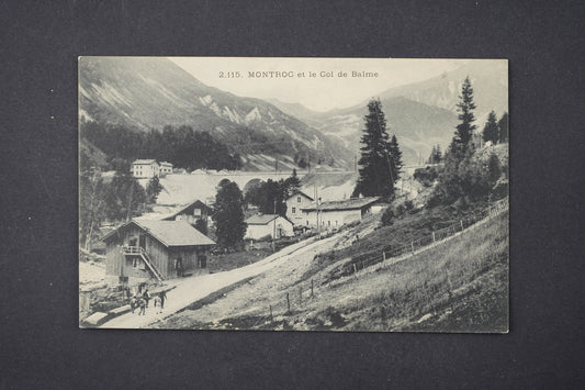Pohlednice Montrog et le Gol de Balme (x6156)