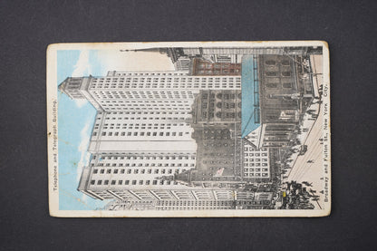 Pohlednice Telephone and Telegraph Building Broadway and Fulton(x6244)