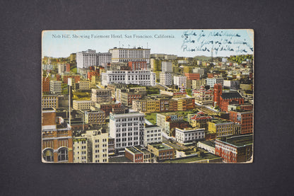 Pohlednice Nob Hill, Fairmont Hotel, San Francisco, Kalifornie (x6260)