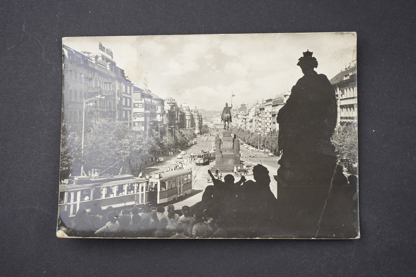 Postcard Prague Wenceslas Square (x6277)