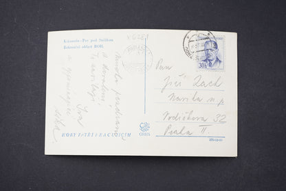 Postcard Giant Mountains Pec pod Sněžkou (x6281)