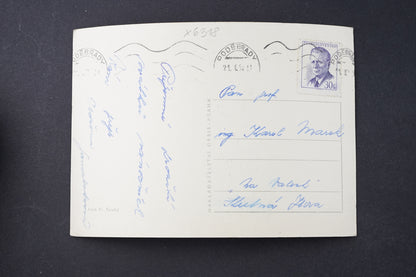 Postcard CHRISTMAS GREETINGS FROM PODEBRAD (x6318)