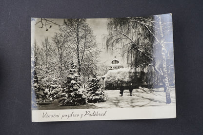 Postcard CHRISTMAS GREETINGS FROM PODEBRAD (x6318)