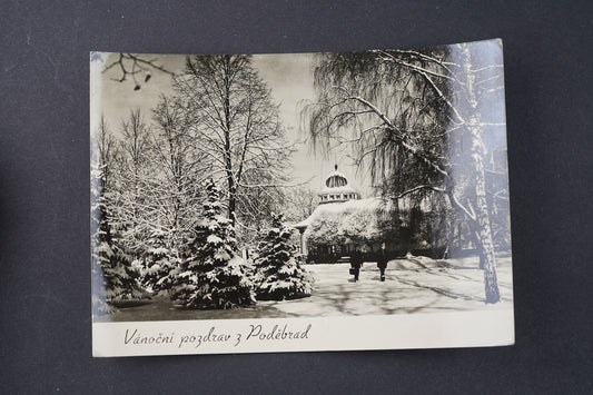 Postcard CHRISTMAS GREETINGS FROM PODEBRAD (x6318)