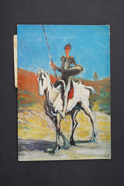 Pohlednice Henri Daumier Don Quichotte 1808-1879 (x6368)