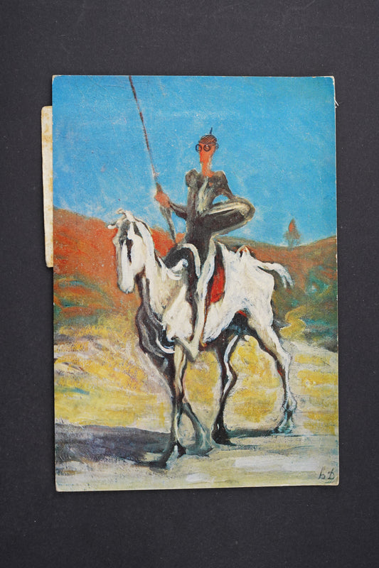 Pohlednice Henri Daumier Don Quichotte 1808-1879 (x6368)