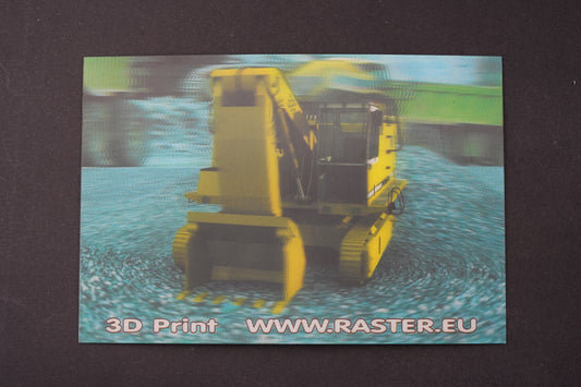 Pohlednice 3D print pohlednice www.raster.eu (x6422)