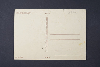 Postcard Christmas greeting Martin Benka national artist Winter (x6440)