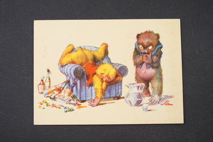 Pohlednice Pohlednice s opilcem A. L. Salač (x6471)
