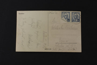 Postcard Čechtice Gas Station (x6652)